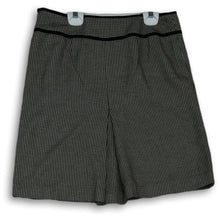 Load image into Gallery viewer, Ann Taylor Loft Womens Black White Plaid Tweed Side Zip Short A Line Skirt Sz 6P
