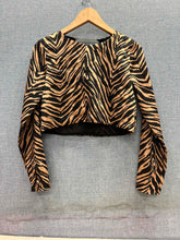 Load image into Gallery viewer, Zara Leopard Blouse Size S
