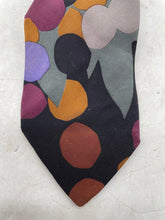 Load image into Gallery viewer, Carlo Palazzi Mens Multicolor Geometric Floral Silk Adjustable Designer Neck Tie
