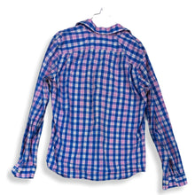 Load image into Gallery viewer, Gap Mens Multicolor Plaid Long Sleeve Spread Collar Button-Up Shirt Size L
