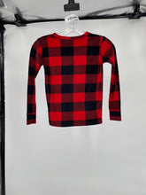 Load image into Gallery viewer, Cat &amp; Jack Girls Red Black Check Crew Neck Long Sleeve Pullover T Shirt Size 8
