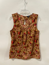 Load image into Gallery viewer, Gap Womens Multicolor Floral Sleeveless Scoop Neck Blouse Top Size Small
