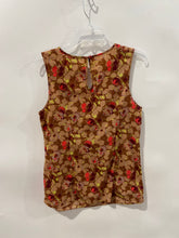 Load image into Gallery viewer, Gap Womens Multicolor Floral Sleeveless Scoop Neck Blouse Top Size Small
