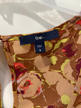 Load image into Gallery viewer, Gap Womens Multicolor Floral Sleeveless Scoop Neck Blouse Top Size Small
