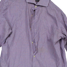 Load image into Gallery viewer, Hugo Boss Mens Multicolor Plaid Cotton Long Sleeve Sharp Fit Dress Shirt Sz 15.5
