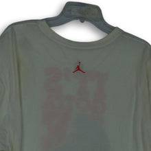 Load image into Gallery viewer, Jordan Mens White Orange Short Sleeve Crew Neck Pullover T Shirt Size 3XL
