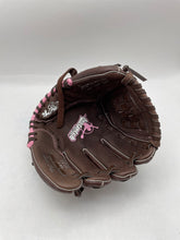 Load image into Gallery viewer, Rawlings Mens Brown Pink Right Handed 5 Finger Fastpitch Baseball 12 In Gloves
