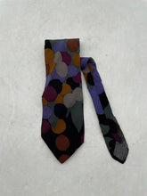 Load image into Gallery viewer, Carlo Palazzi Mens Multicolor Geometric Floral Silk Adjustable Designer Neck Tie
