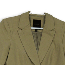 Load image into Gallery viewer, The Limited Womens Beige Notch Lapel Collar Formal Two Button Blazer Size 4
